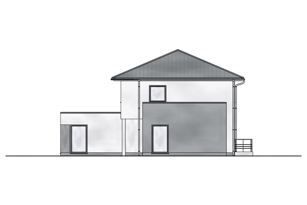 Ansicht 2 — Stadtvilla 2